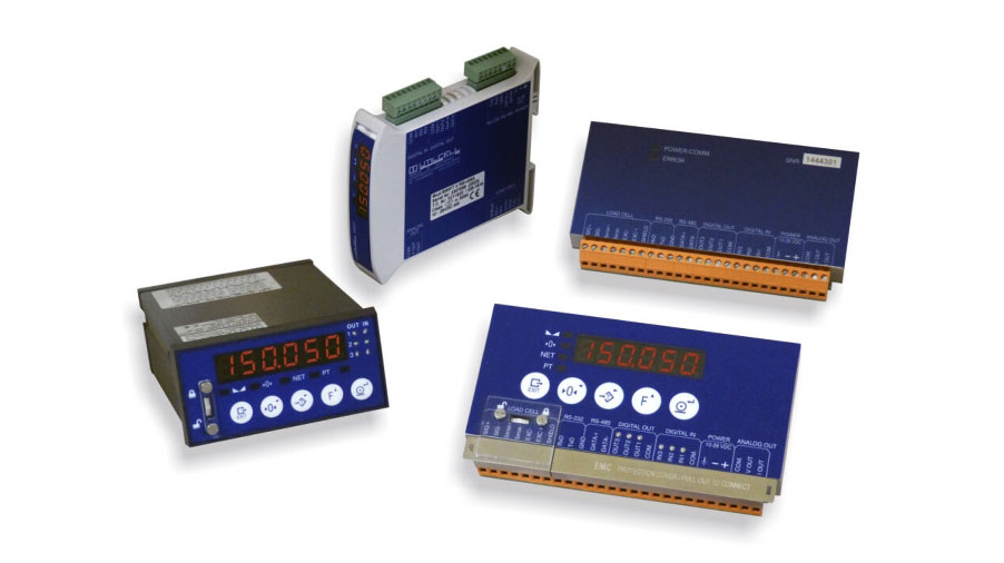 Equipo de pesaje con comunicaciones RS-232, 4-20 mA, Ethernet, Profinet, Profibus